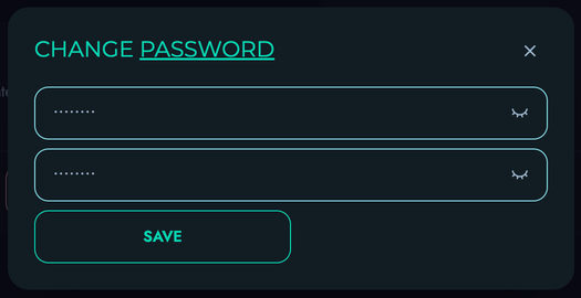 Change Password Popup
