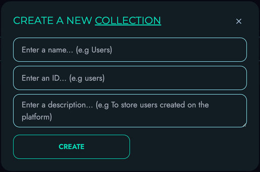 Create Collection Modal