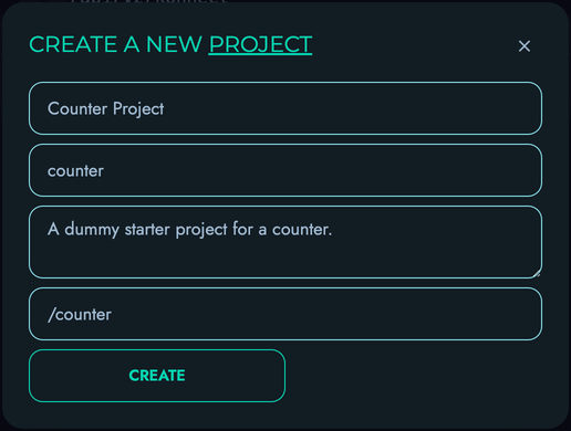 Create Project
