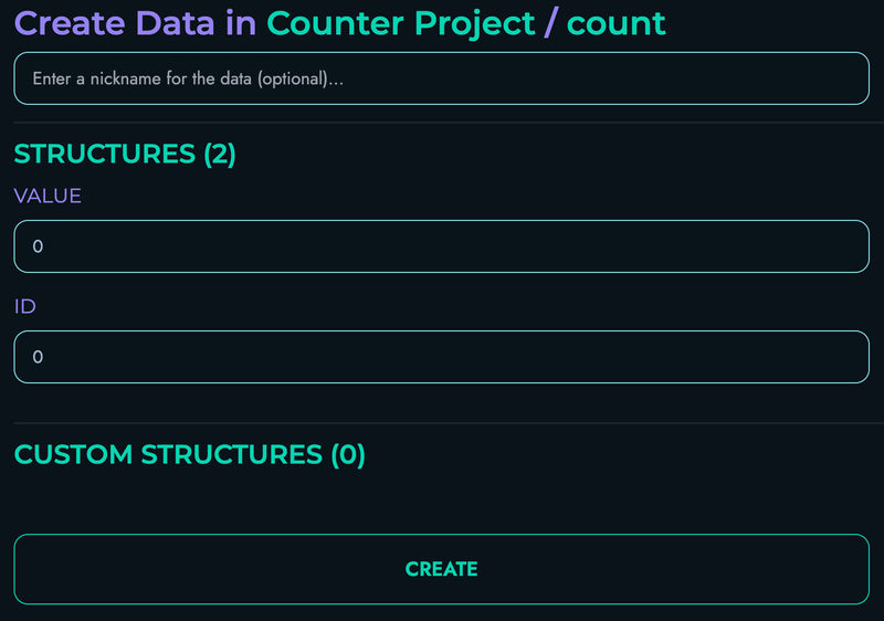 Create Data