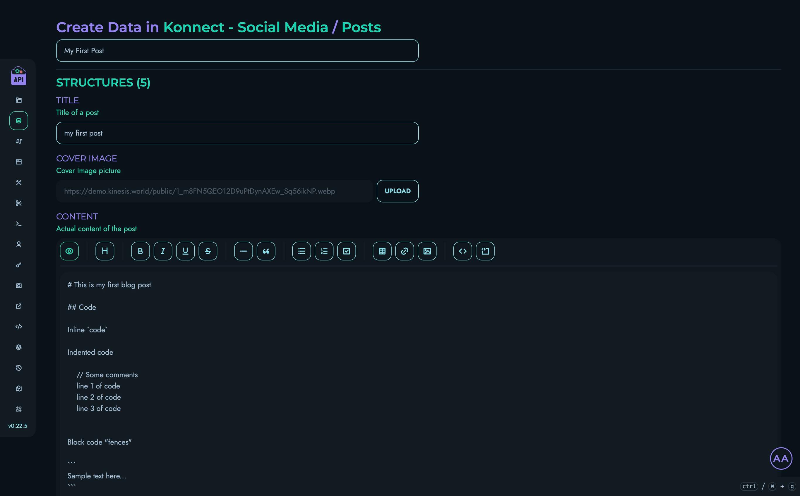 Create Data