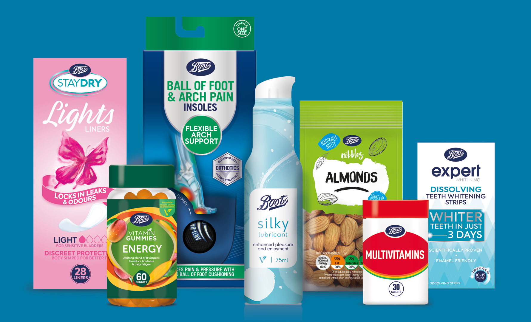 Boots healthcare range