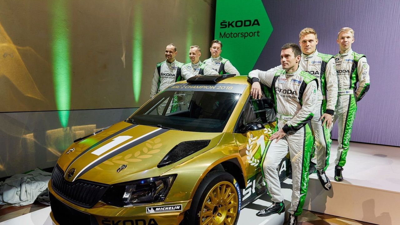 ŠKODA znovu obhájila titul ve WRC 2