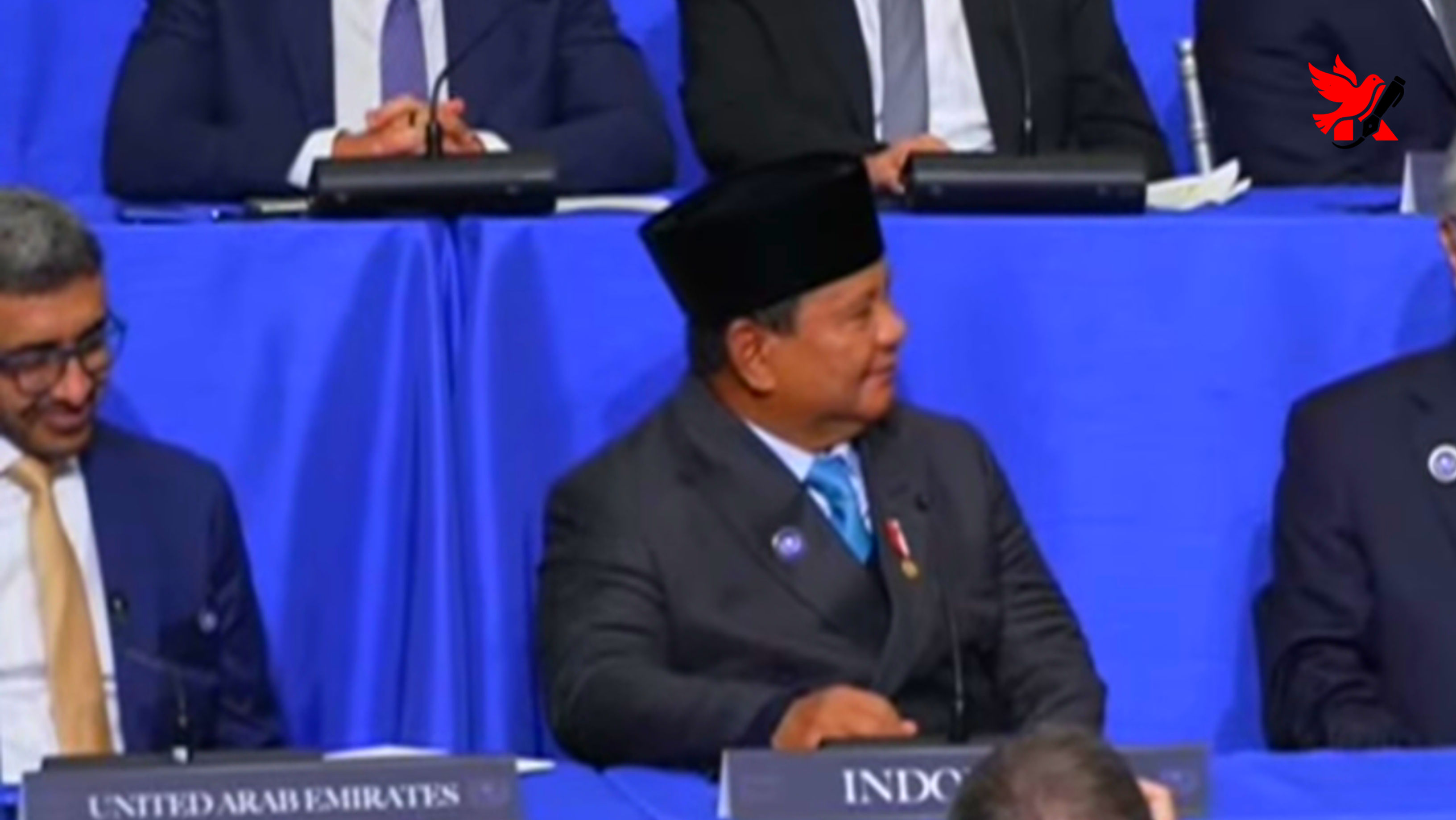 Momen hangat Donald Trump sapa Presiden Prabowo di rapat perdana Board of Peace (BoP) Washington DC.