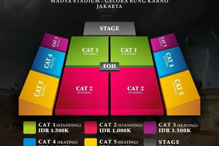 Konser Perayaan 40 Tahun Dream Theater di Jakarta: Harga Tiket, Seat Plan, dan Jadwal Lengkap 2 Konser Perayaan 40 Tahun Dream Theater Dijual Mulai Rp1 Juta