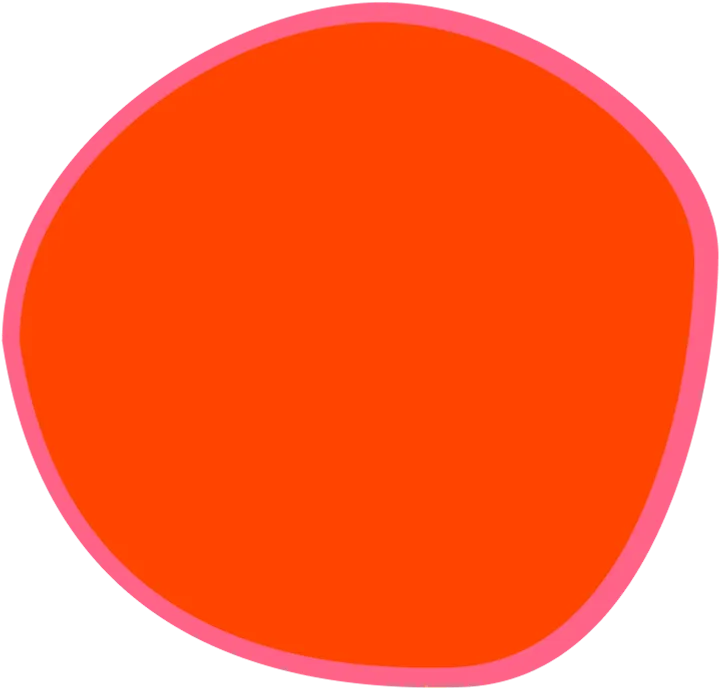 Illustration roter Kreis mit großem Kreis