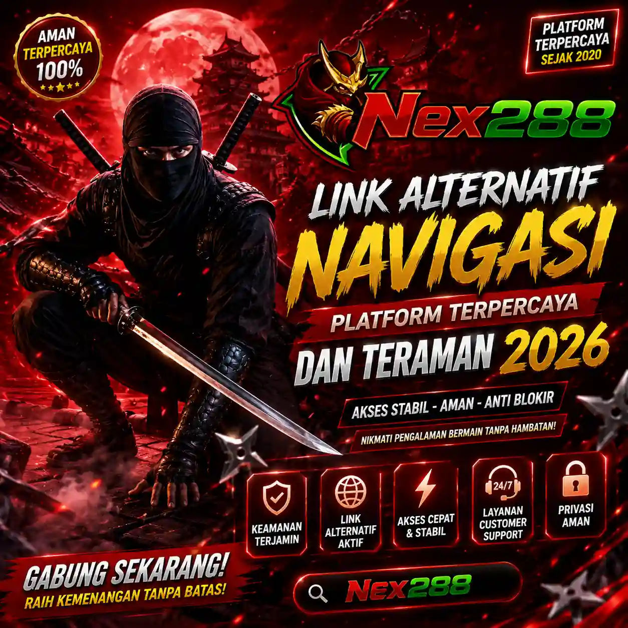 NEX288 Link Alternatif Navigasi Platform Terpercaya dan Teraman 2026