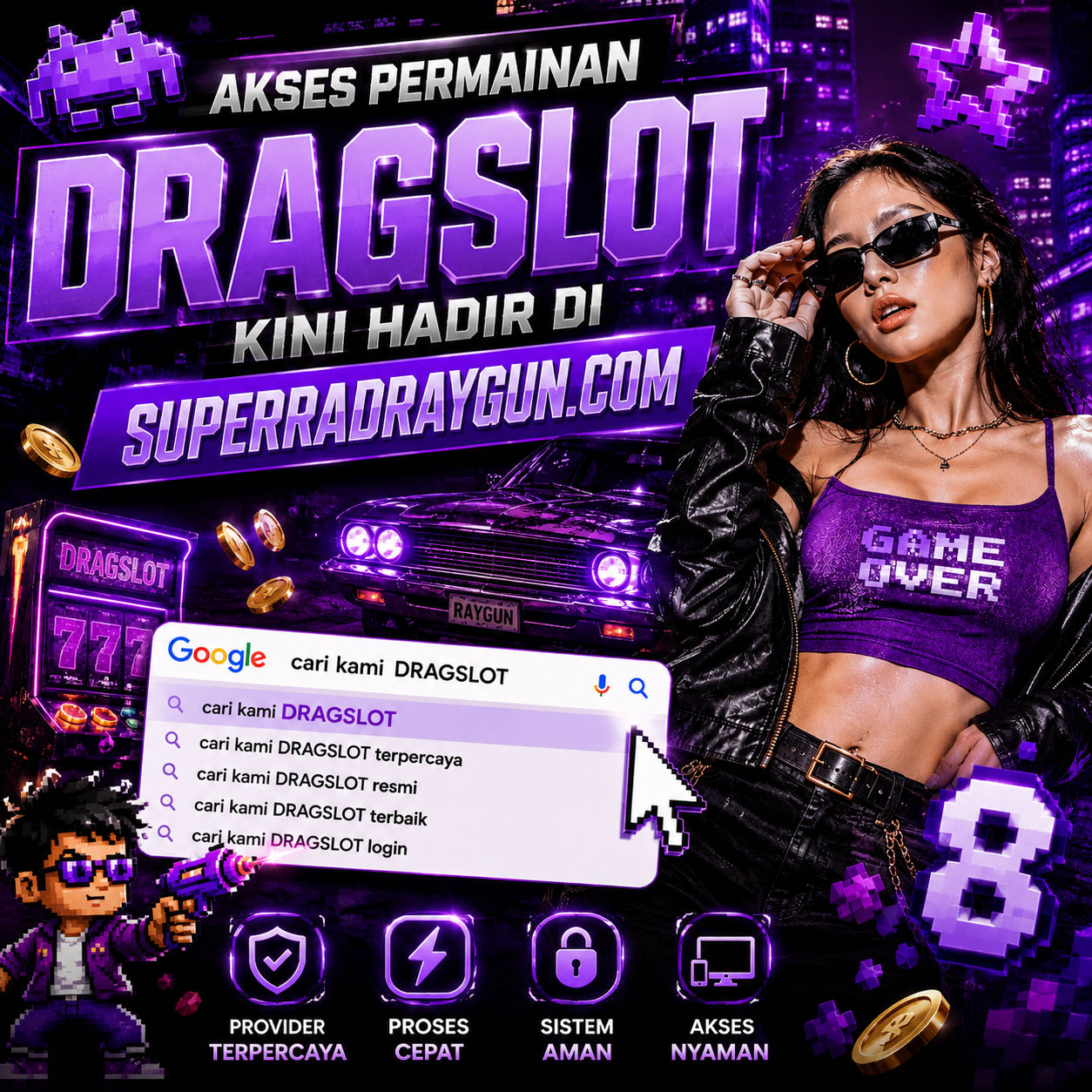 DRAGSLOT GAME 8-BIT Informasi Banner Utama