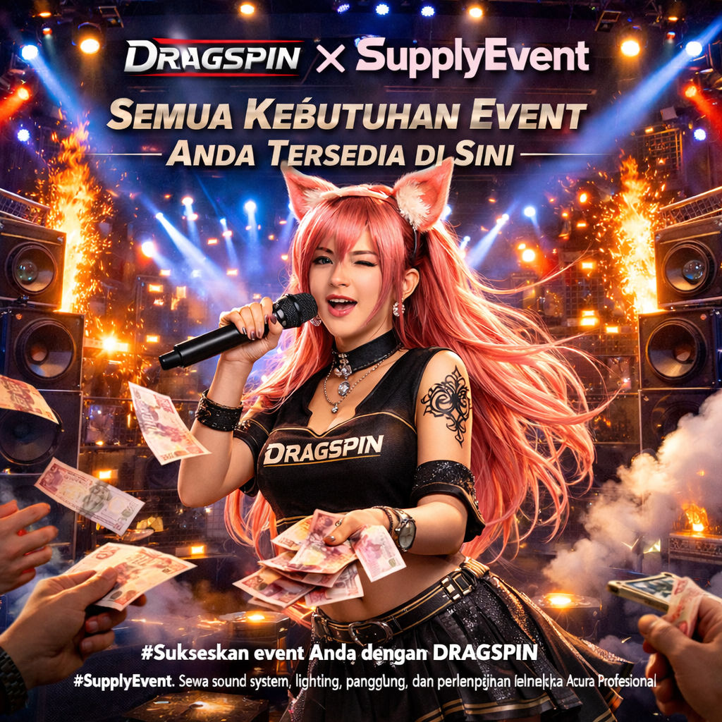 Preview layanan DRAGSPIN × SupplyEvent.