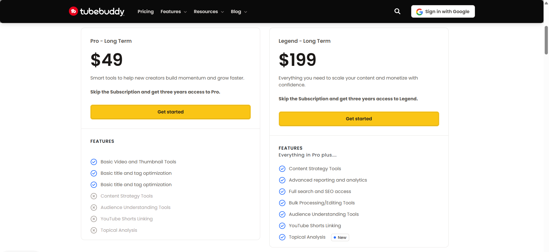 VidIQ Pricing Plans