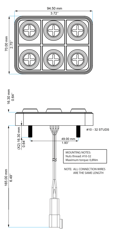 6 button diagram