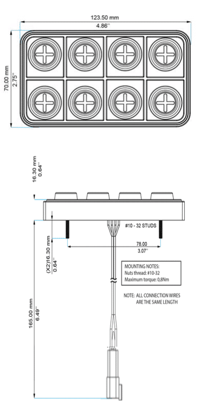 8 button diagram
