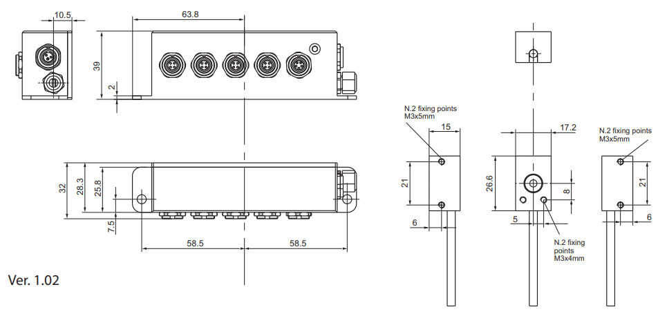 Tyre temperature sensor kit diagram