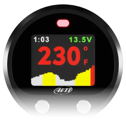 infrared belt temperature system red screen with LED Alarm