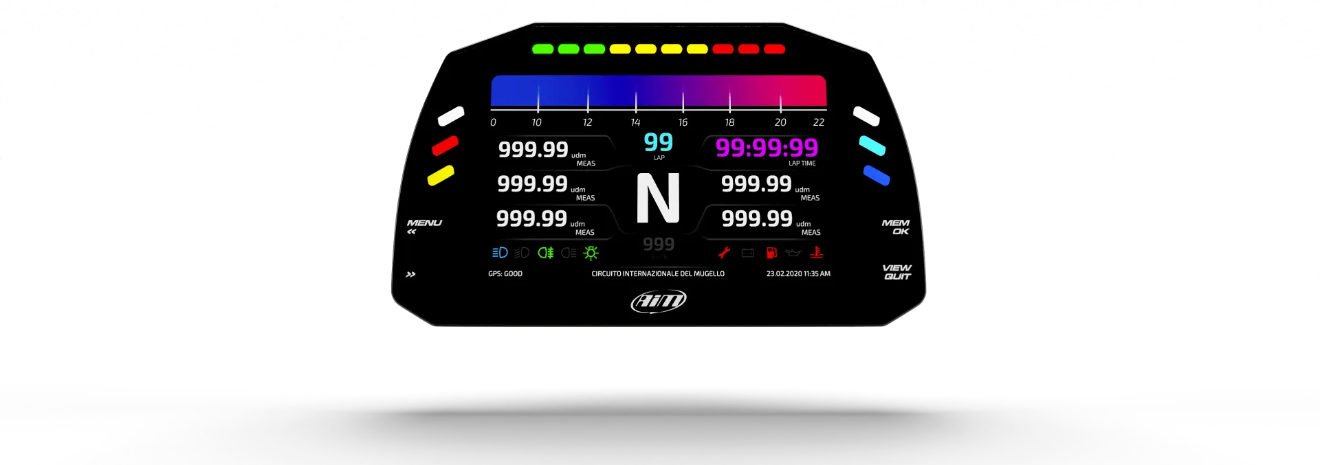 MXS strada light display