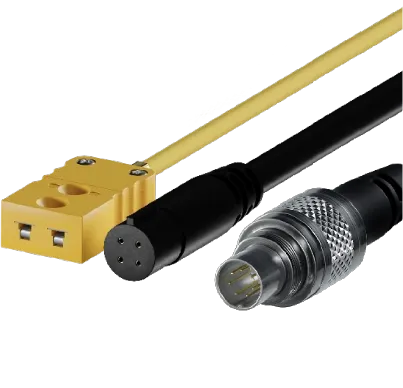712-TC M-F Metal 4 Pin patch cable