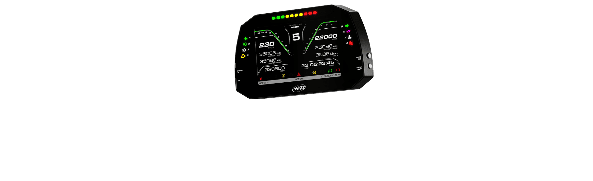 mxg mx strada series display