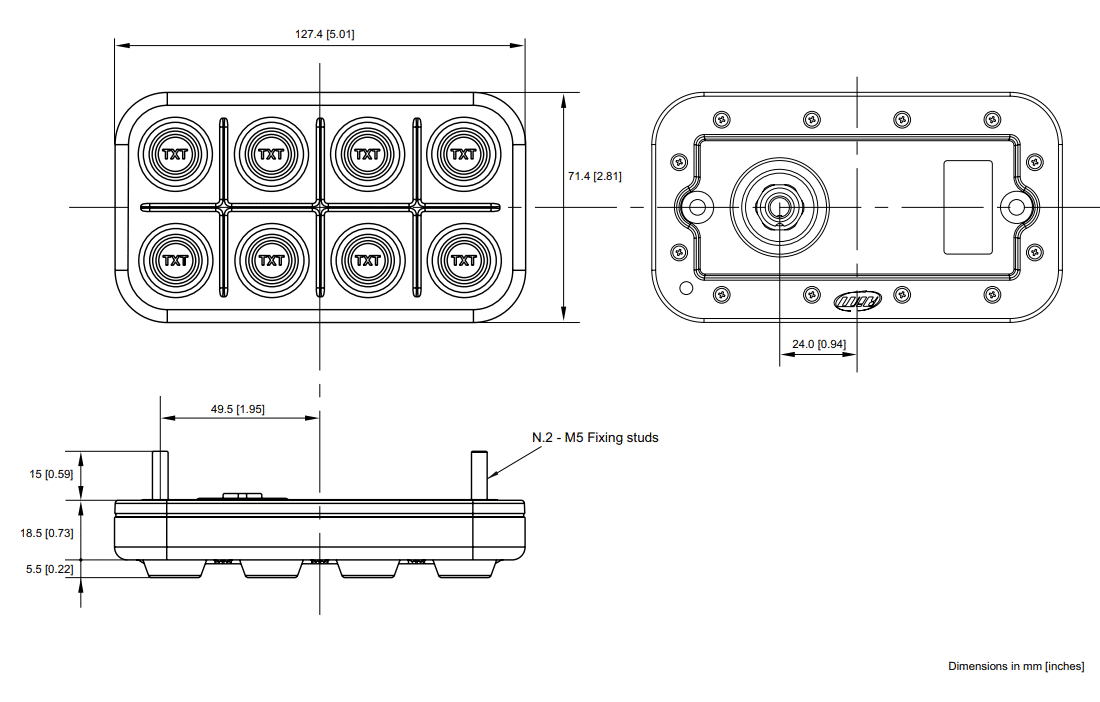 8 button diagram