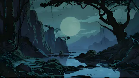 Silhouettes in Serenity wallpaper