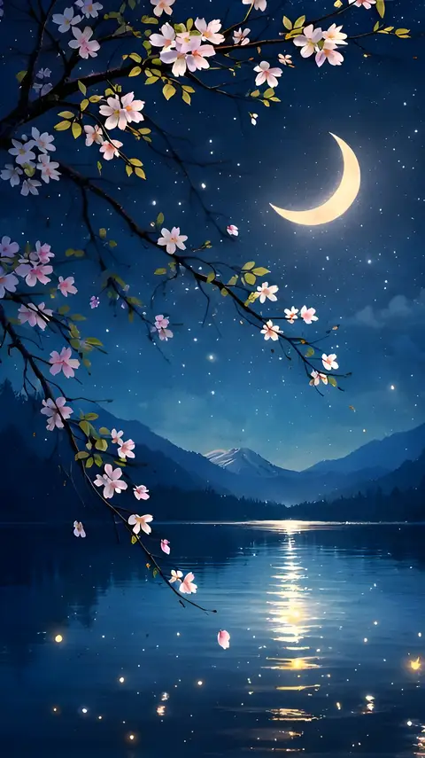 A Crescent Dream wallpaper