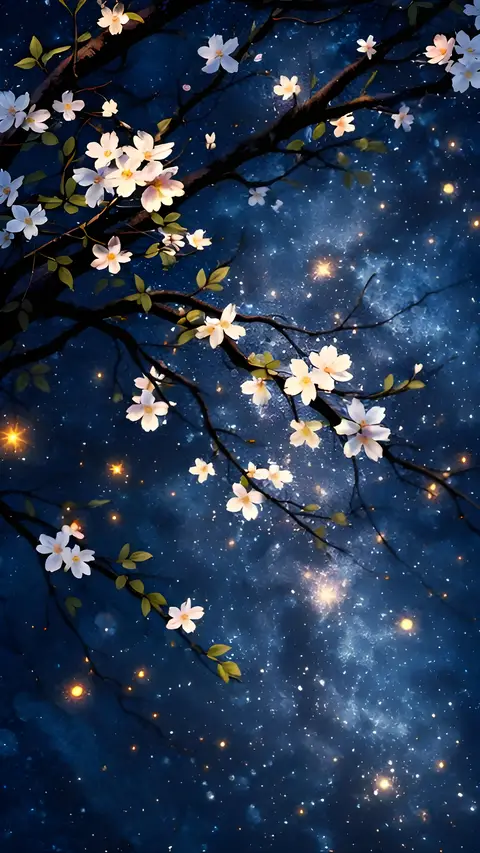 The Astral Orchard wallpaper