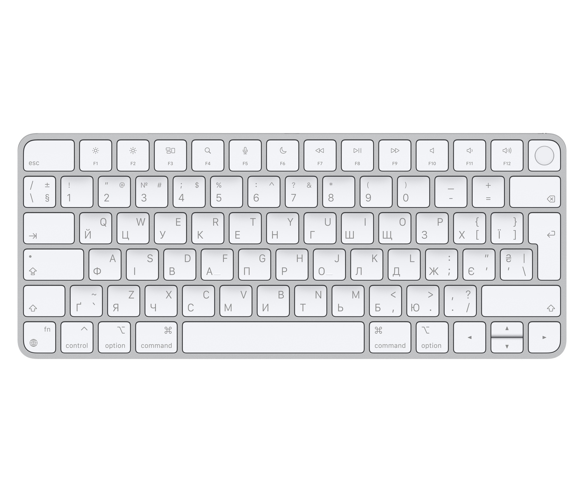 Apple Magic Keyboard з Touch ID (українська версія)