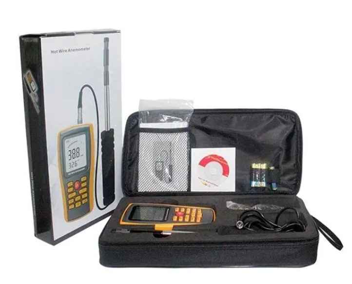 Термо-вимірювач вітру Benetech GM8903 (USB, логер, гаряча струна)