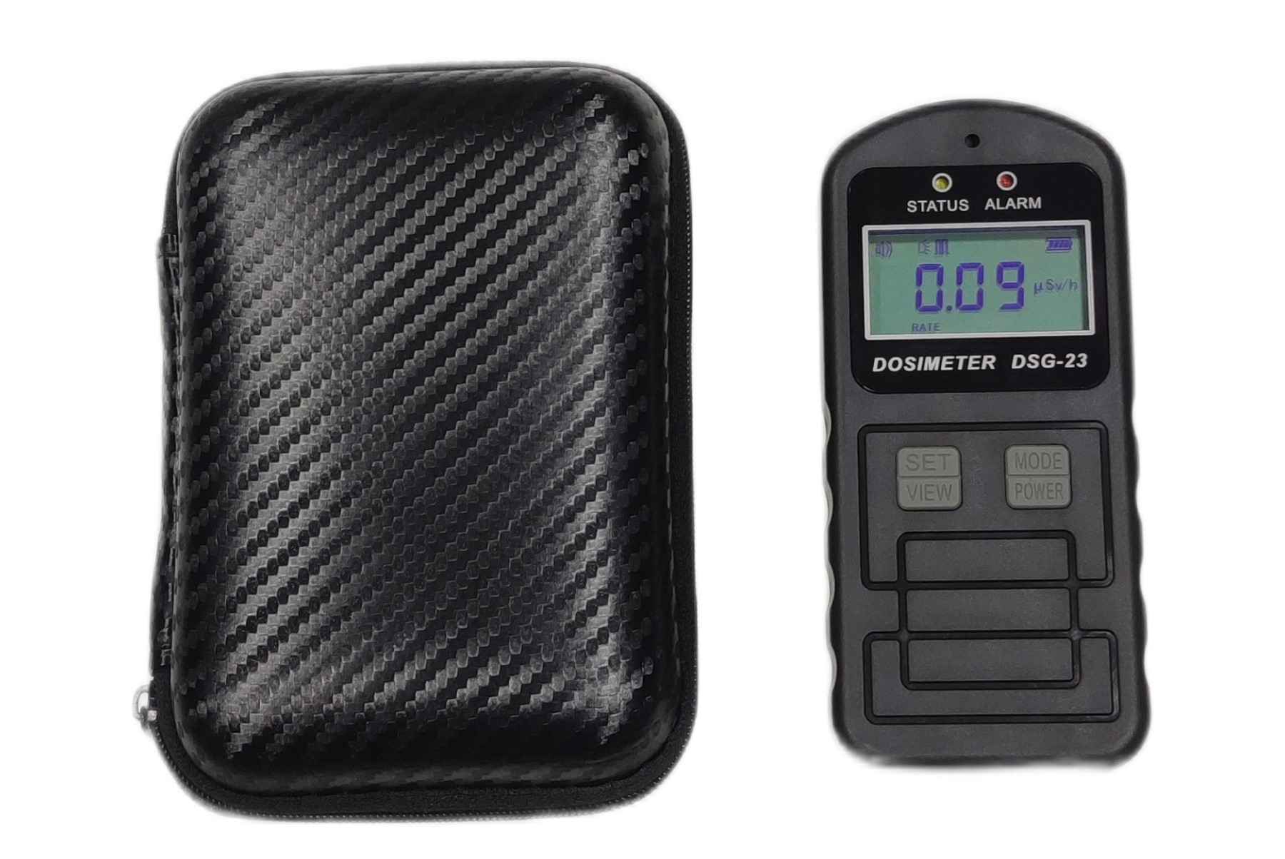Дозиметр DSG-23 поруч із захисним чохлом