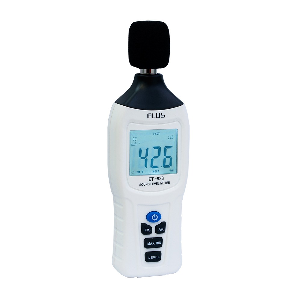 Цифровий шумомір FLUS ET-933 із великим дисплеєм
