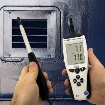 Анемометр з телескопічним зондом Flus ET-961 (0,1...35 м/с)