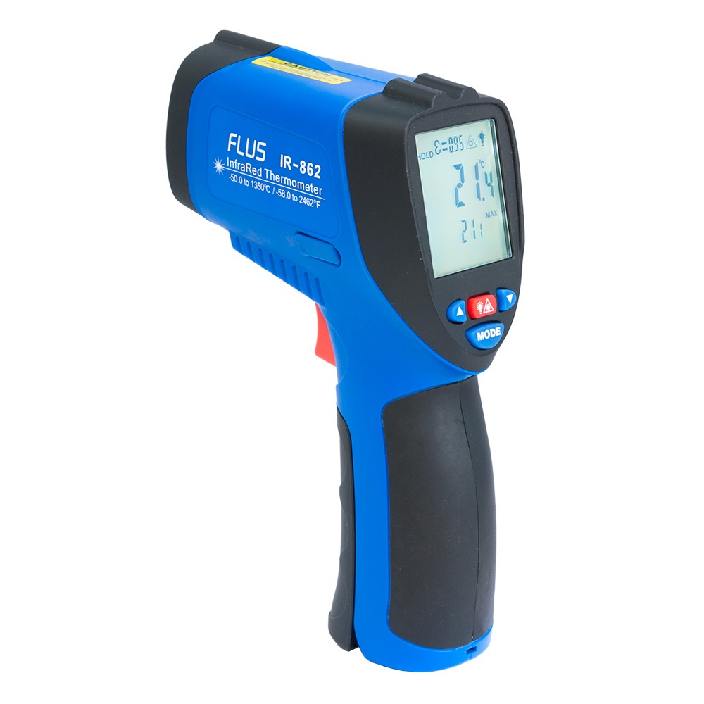 Пірометр FLUS IR-862 із великим LCD-дисплеєм