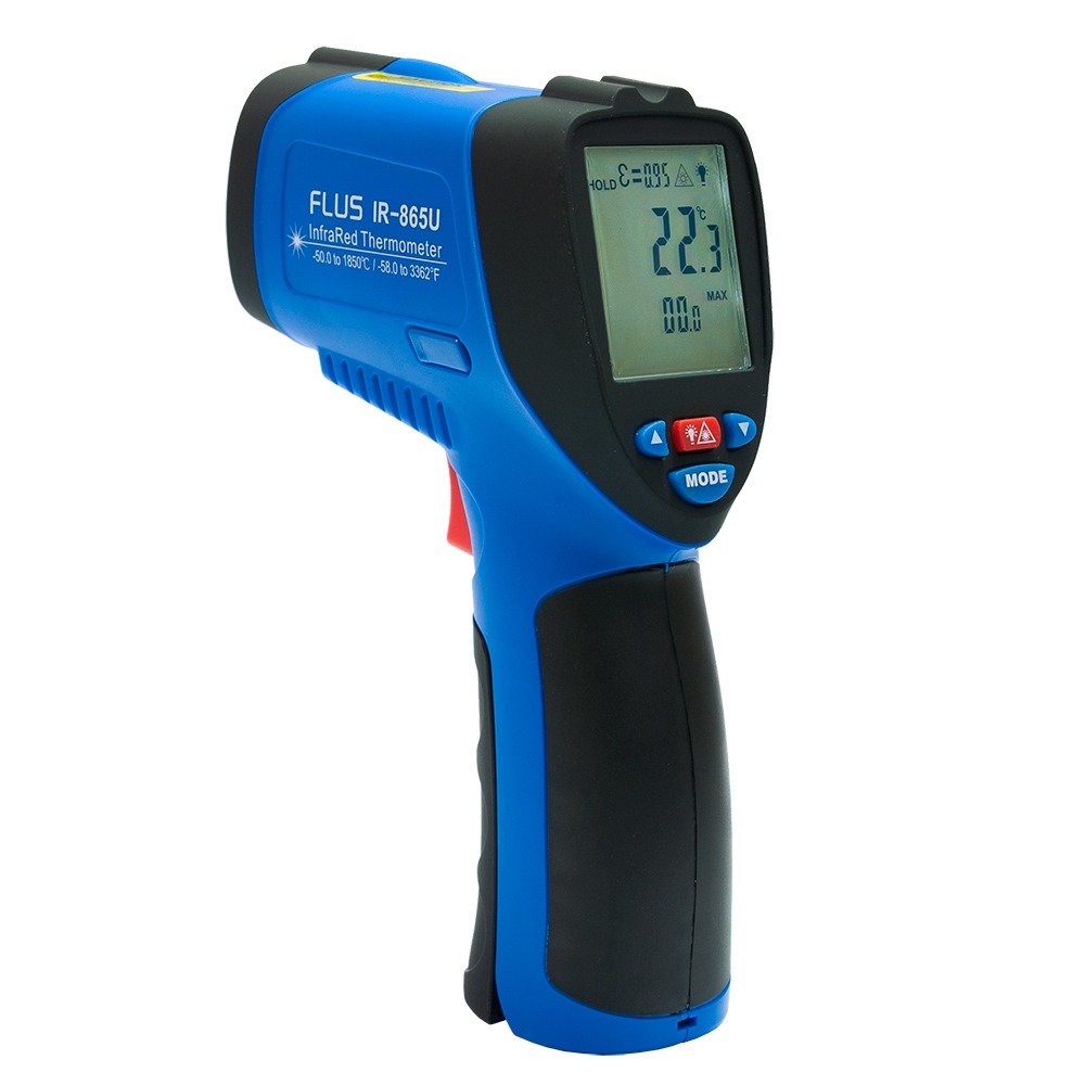 Пірометр зі збільшеною температурною межею FLUS IR-865U (-50…+1850) USB порт