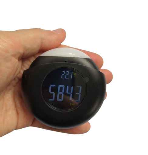 Круглий люксометр FLUS MT-92 (0~200 kLux) з кольоровим дисплеєм та магнітом