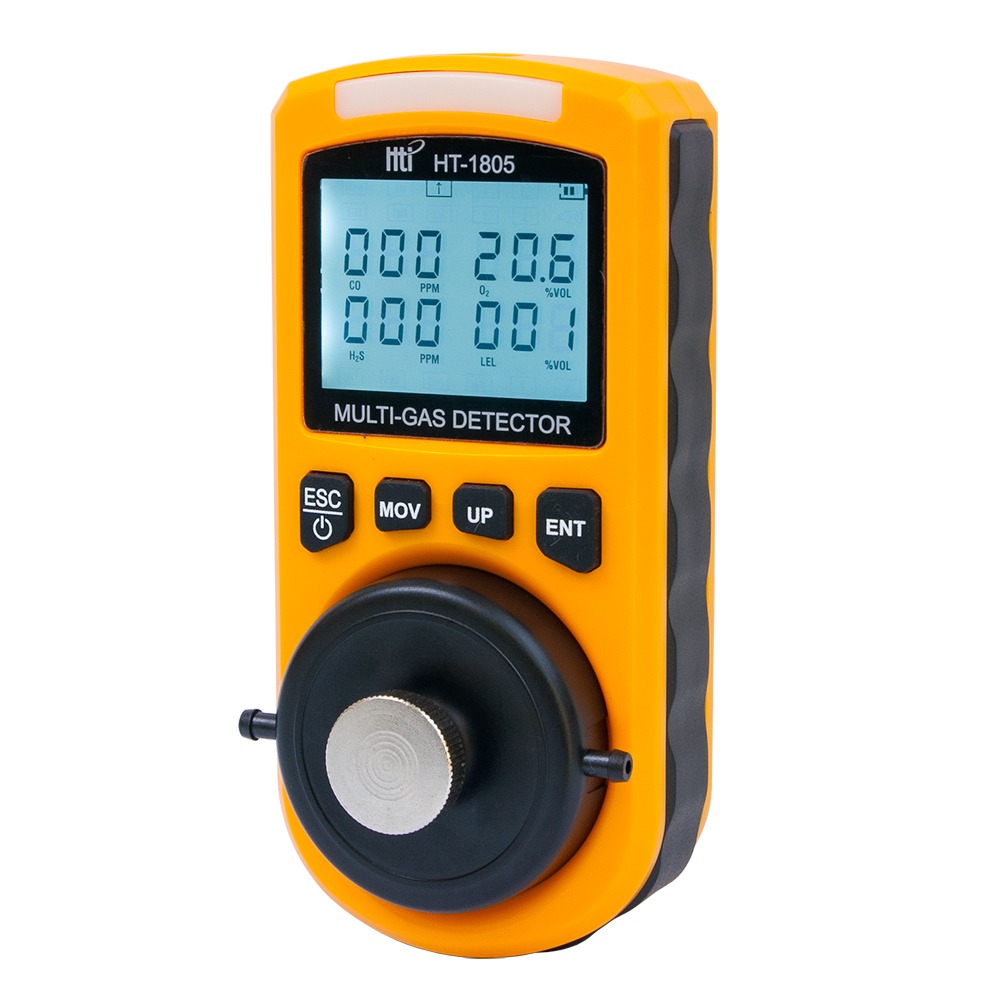 Мульті газоаналізатор - сигналізатор газу HT-1805 (O2, СО, H2S, LEL)