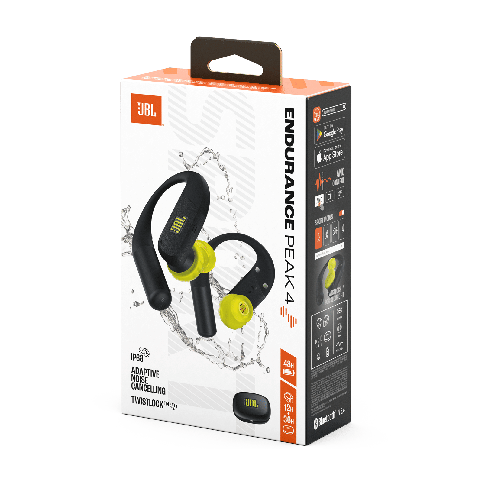 JBL Endurance Peak 4 Black / Lime