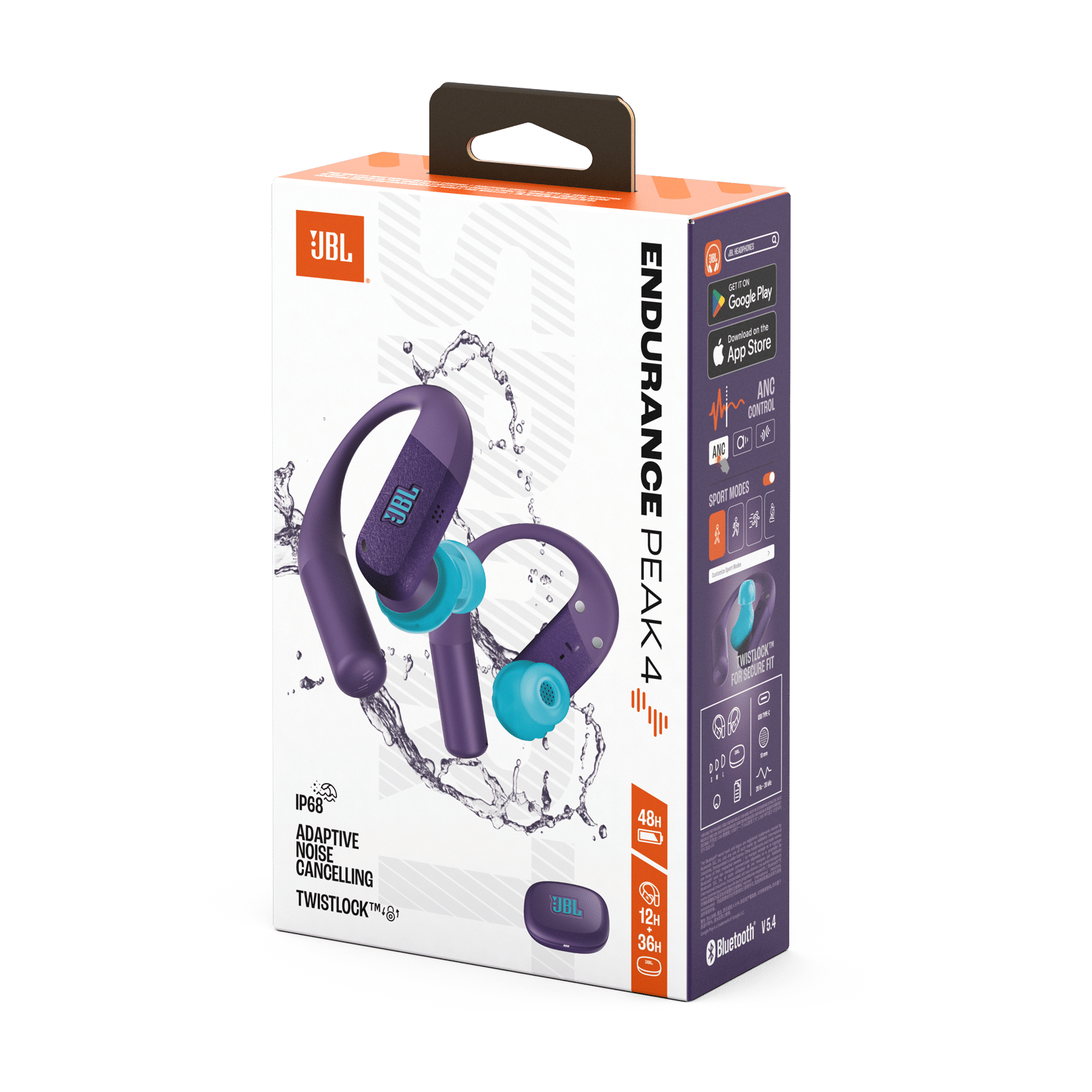 JBL Endurance Peak 4 Purple