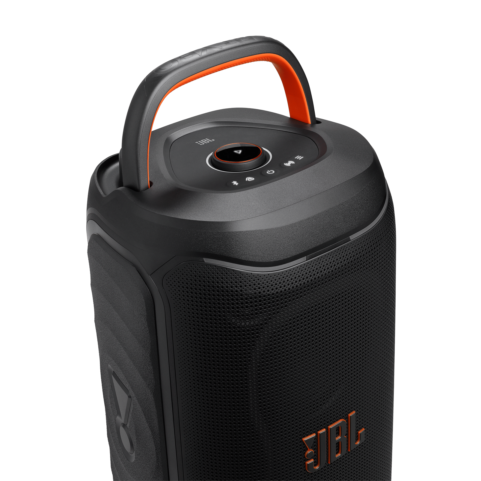 Верхня панель JBL PartyBox 130 зі складною ручкою та елементами керування