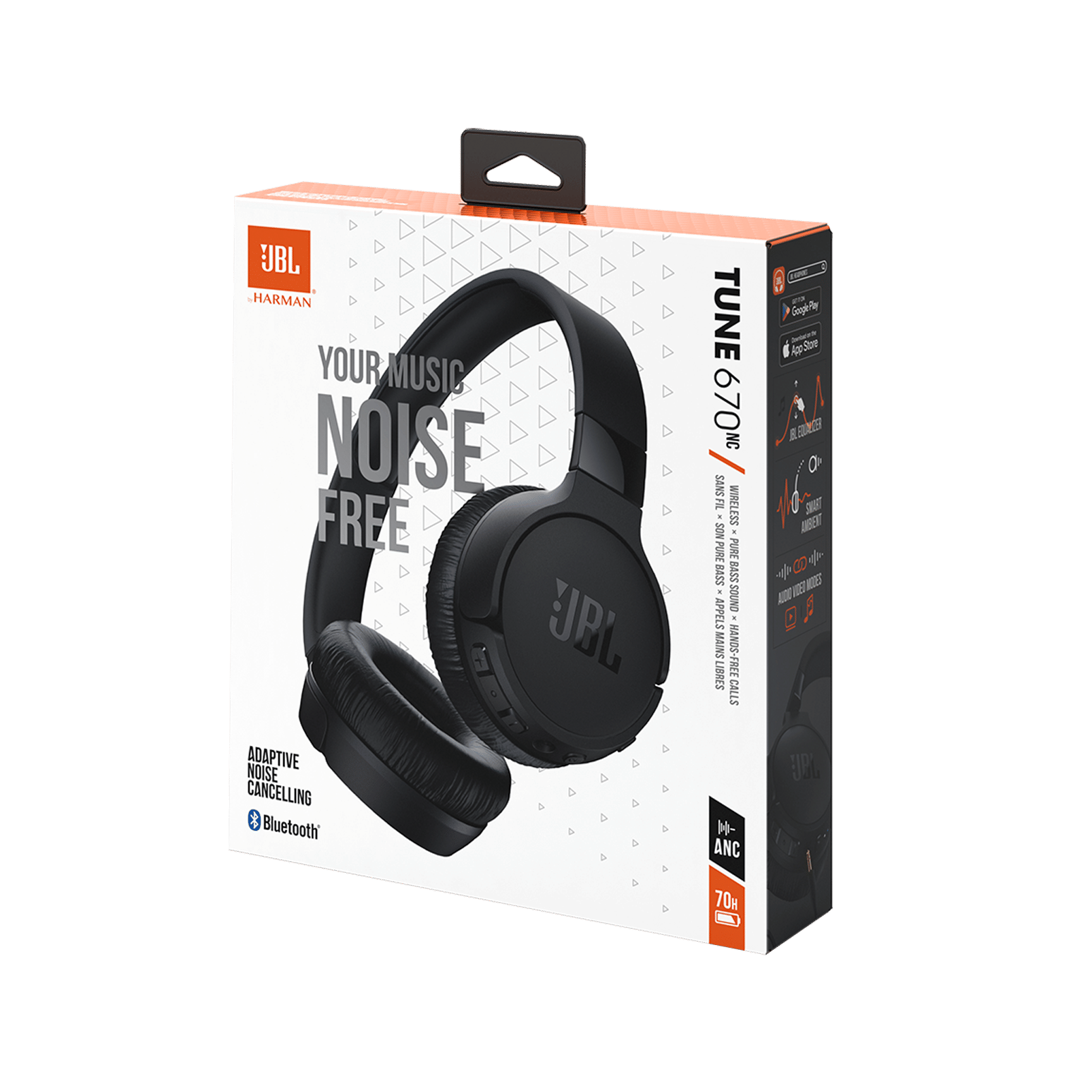 JBL TUNE 670NC Black
