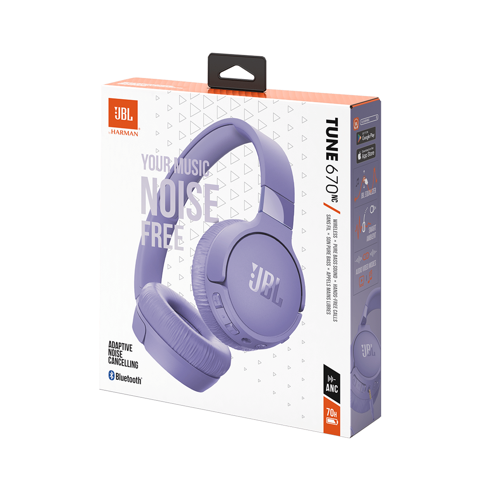 JBL TUNE 670NC Purple