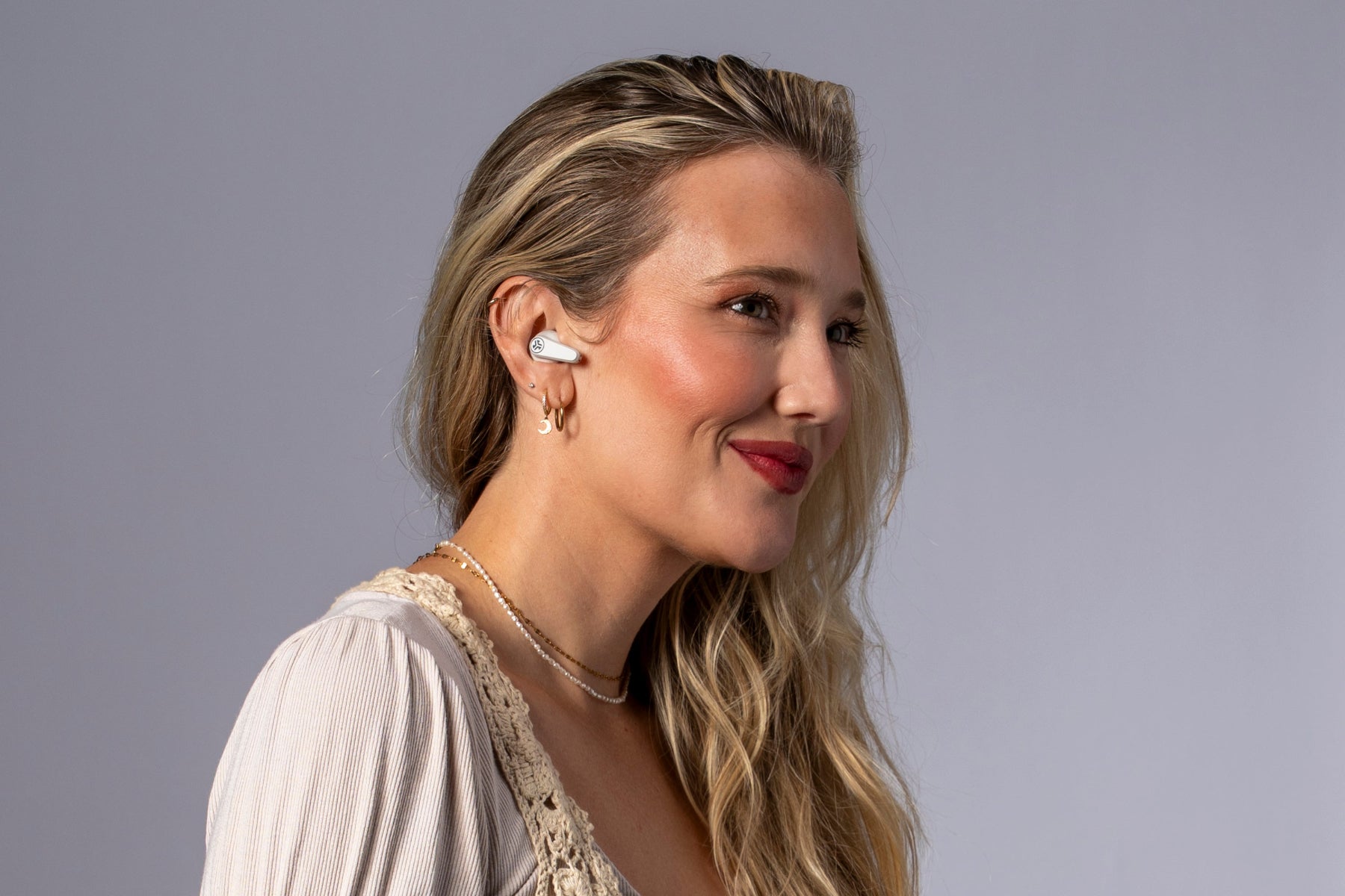 Jlab Go Pods ANC Cloud White