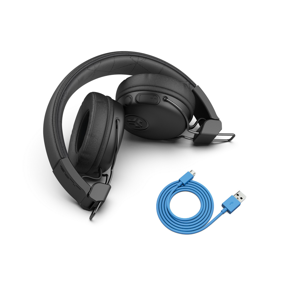 Складні навушники JLab Studio Wireless і кабель Micro-USB