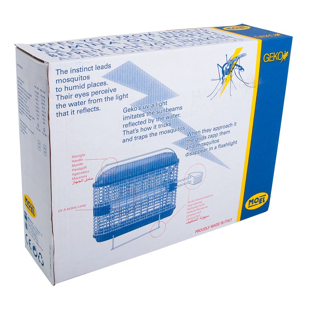 Побутовий знищувач комарів Moel 369 01 Geko (320 кв.м, сертифікат)