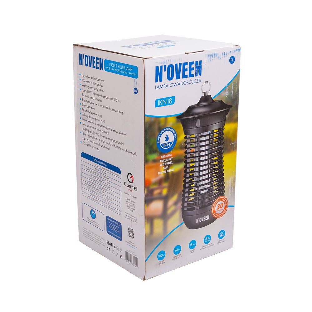 Знищувач комарів, літаючих комах вуличний Noveen IKN-18 IPX4