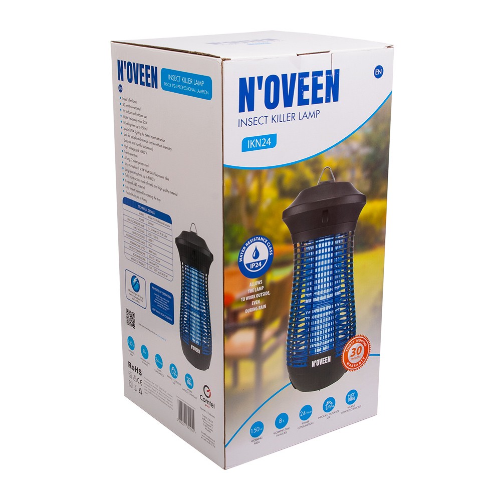 Знищувач літаючих комах, комарів вуличний Noveen IKN-24 IP24