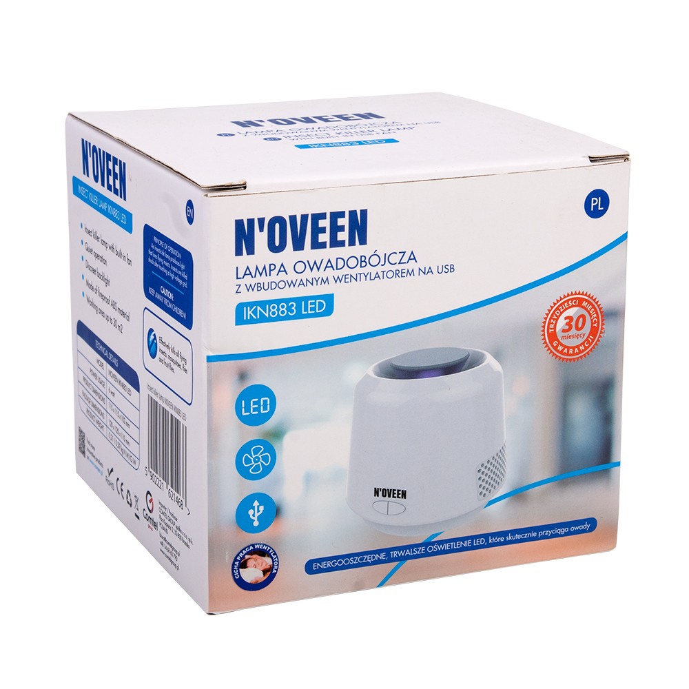 Пастка комах Noveen IKN883 LED USB IPX4