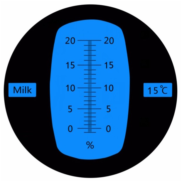 Рефрактометр для молока (0...20% Como) HT612ATC
