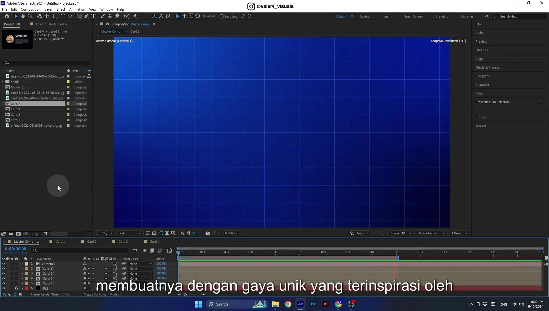 07 Apple Vision Pro Design Style. Swiping Card Animation. After Effects Tutorial - Image 12