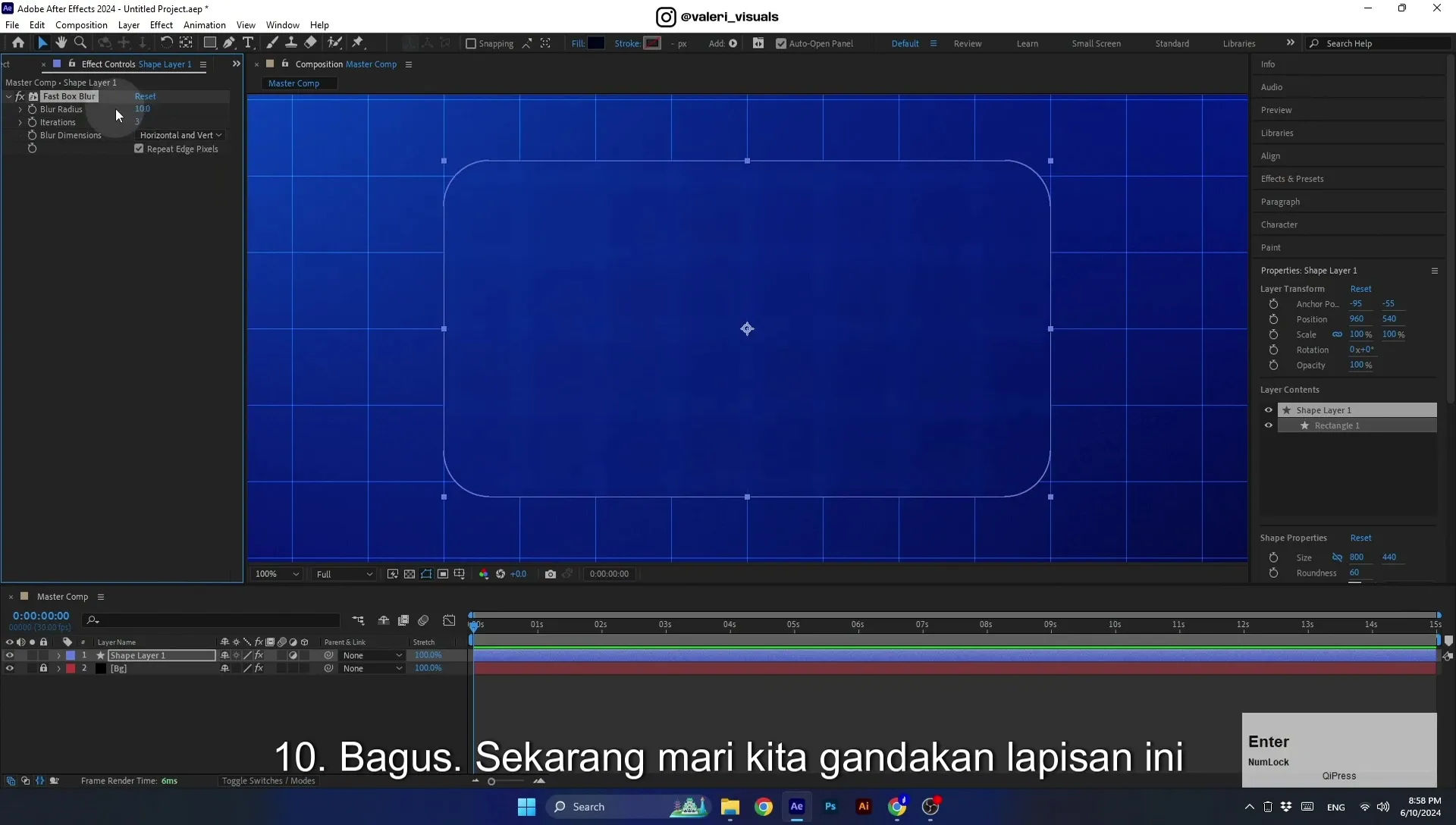 07 Apple Vision Pro Design Style. Swiping Card Animation. After Effects Tutorial - Image 190