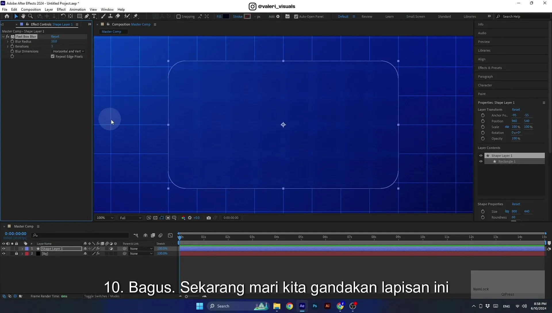 07 Apple Vision Pro Design Style. Swiping Card Animation. After Effects Tutorial - Image 191