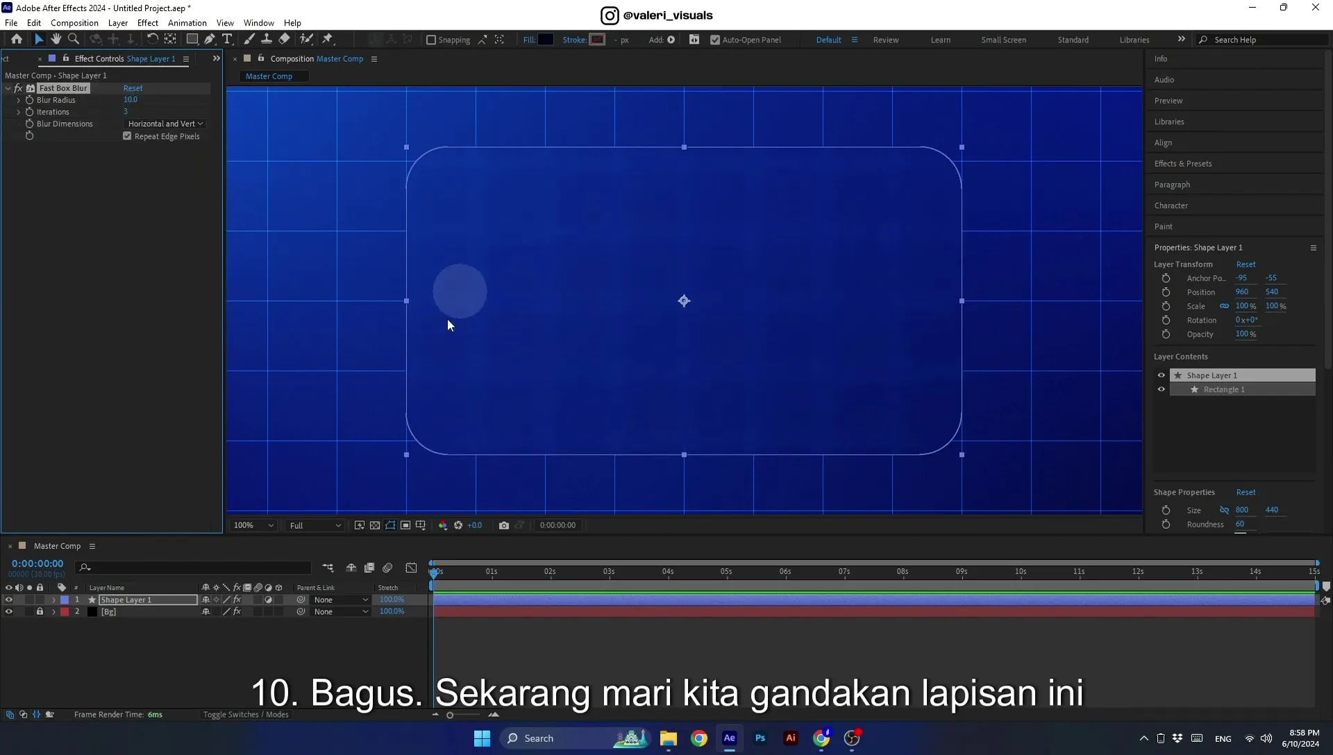 07 Apple Vision Pro Design Style. Swiping Card Animation. After Effects Tutorial - Image 192